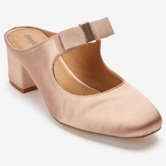 comfortview Shoes - Comfortview Candice Mule Nude Sz 8 1/2 M 13580